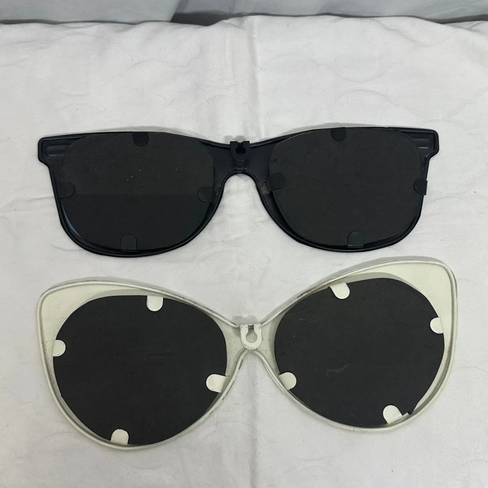 Cute Black and White Mirror Glasses Perfect Home Decor